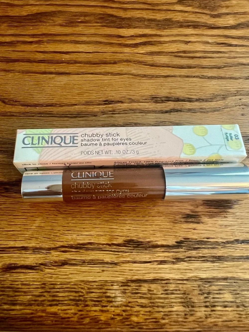 Clinique Chubby Stick Shadow Tint For Eyes 03 Fuller Fudge Discontinued NIB, NWT